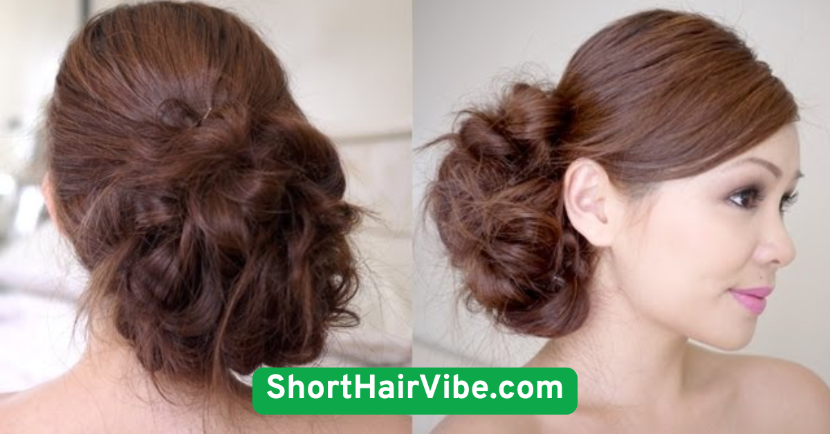 Side-Swept Low Bun
