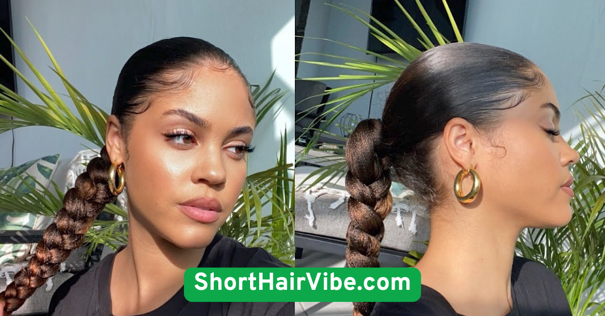  Slicked Back Ponytail