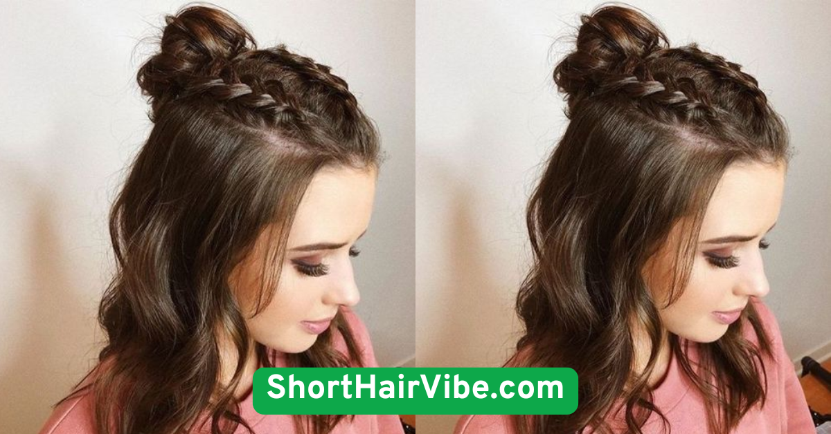  Half-Up Bun