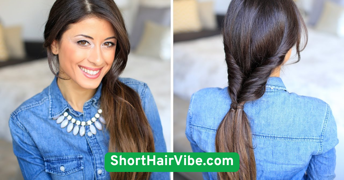  Low Ponytail with a Twist