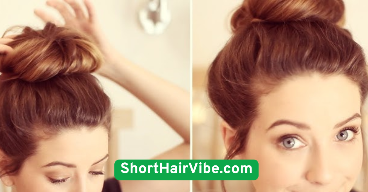  Messy Bun with Volume