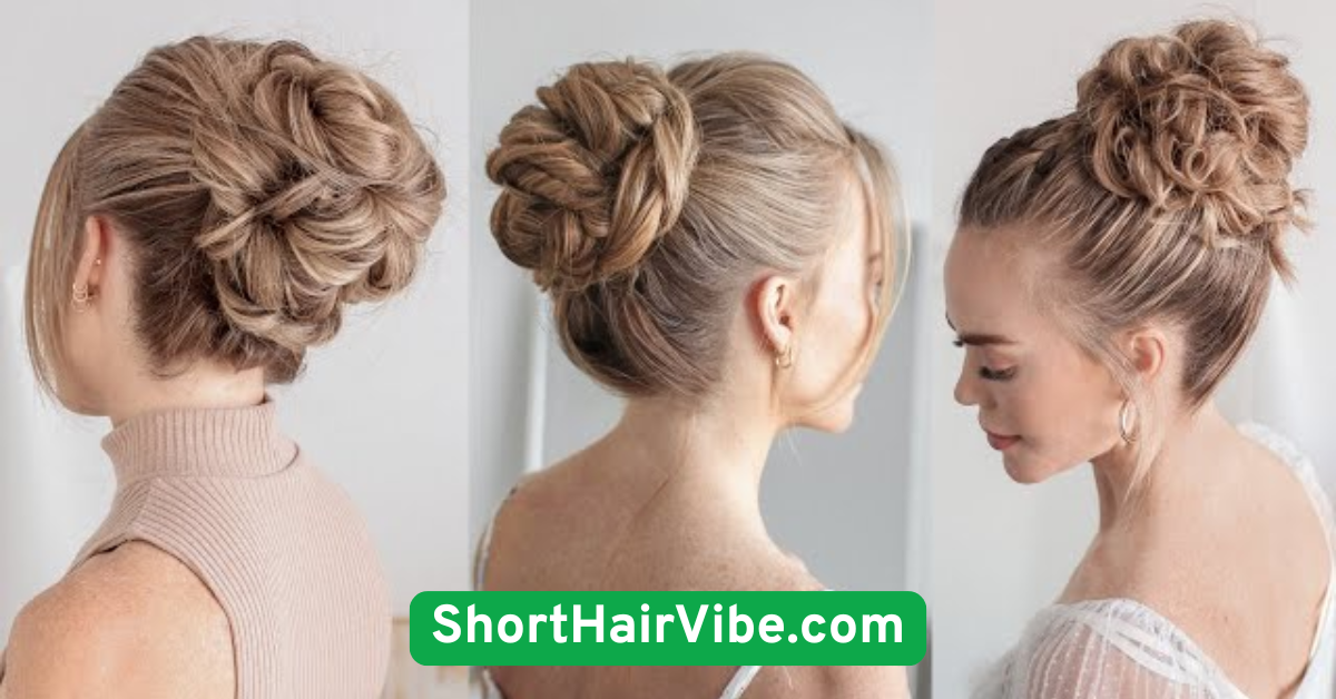 Messy Bun with Volume