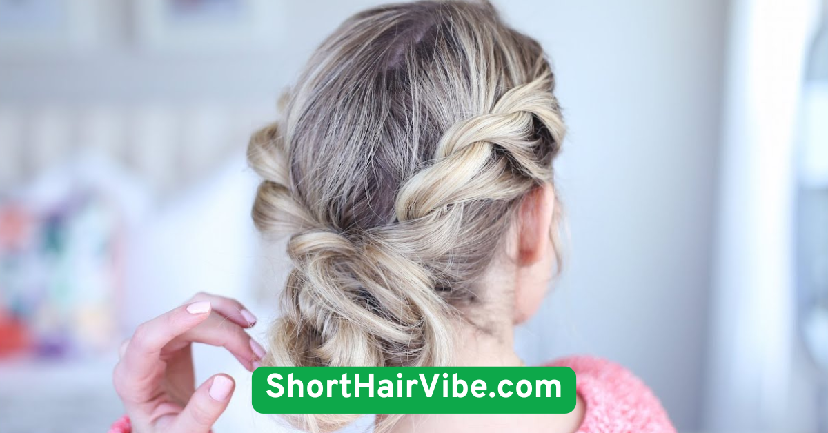  Messy Bun with a Twist