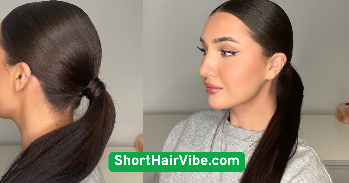 Sleek Low Ponytail