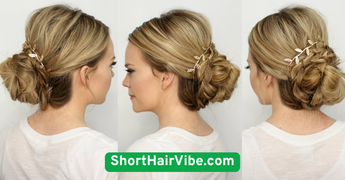 Low Bun with Hair Wrap