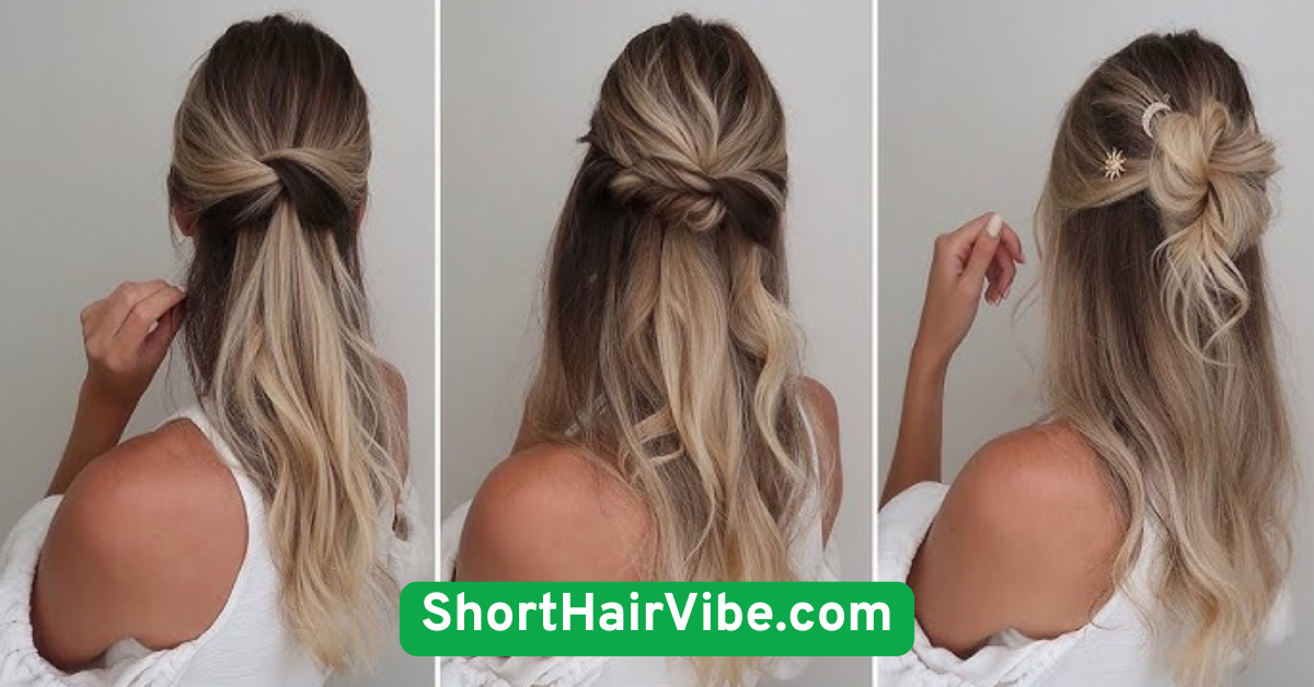 Half-Up Twist with Accessories