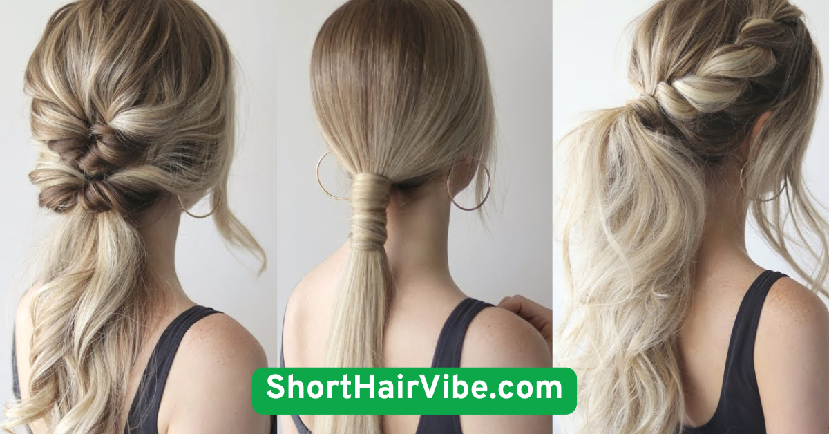Low Messy Ponytail