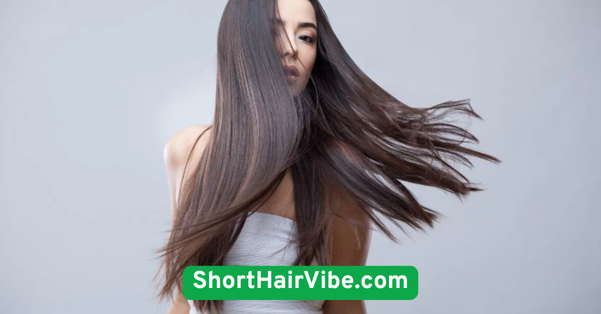 Sleek Side Part with Straight Hair