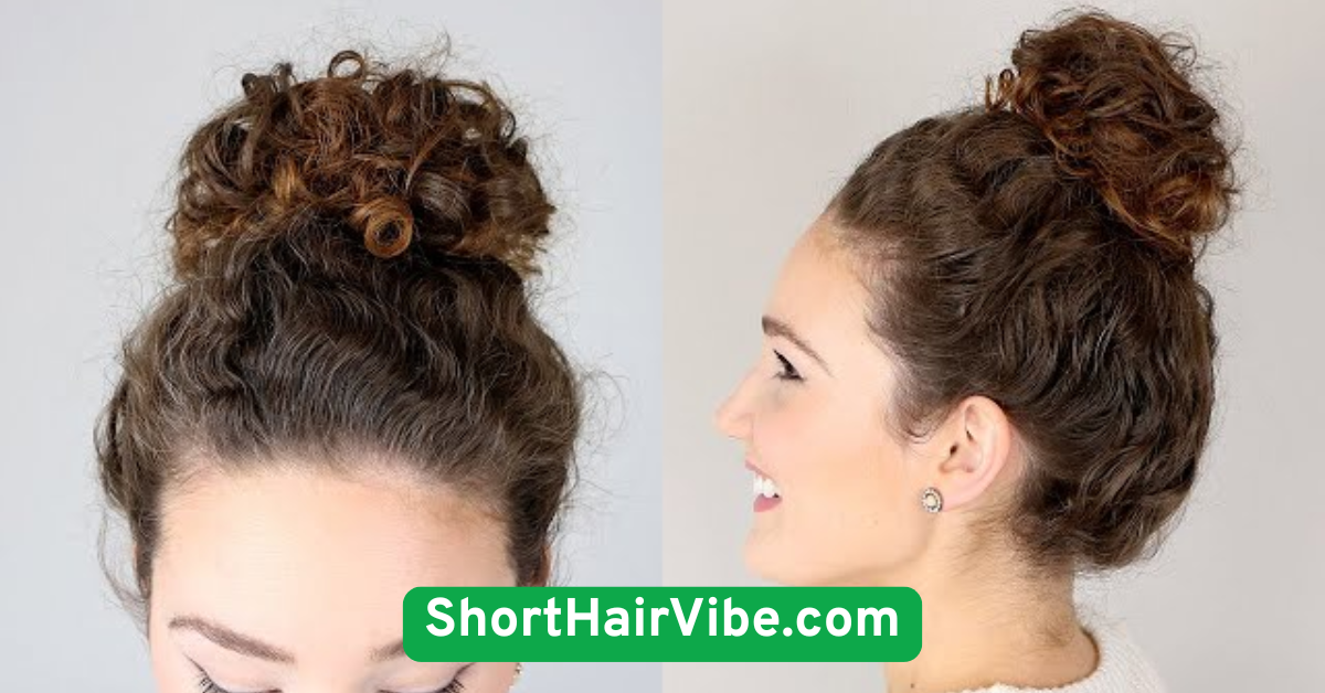 Curly High Bun