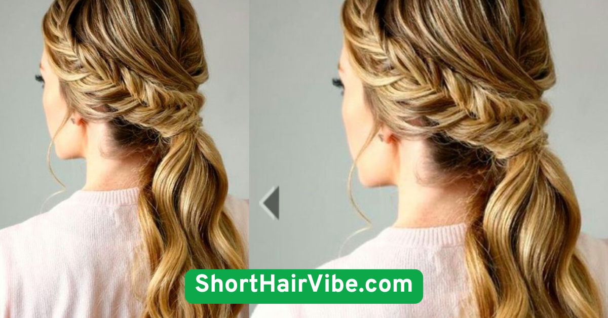 Low Braided Ponytail