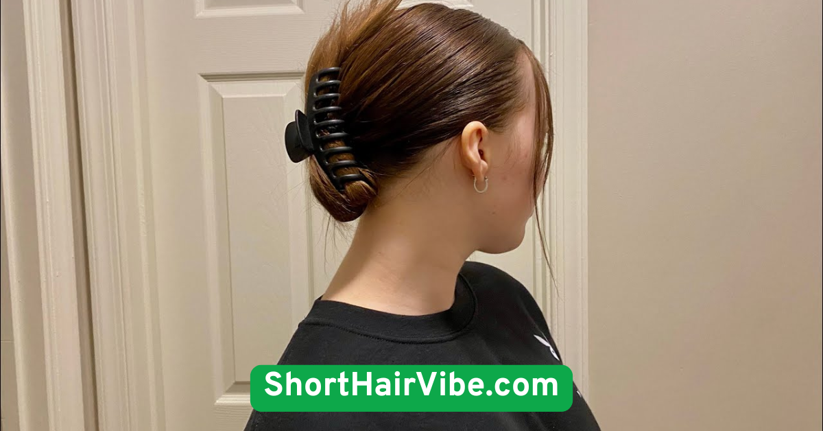  Slick Back with Claw Clip