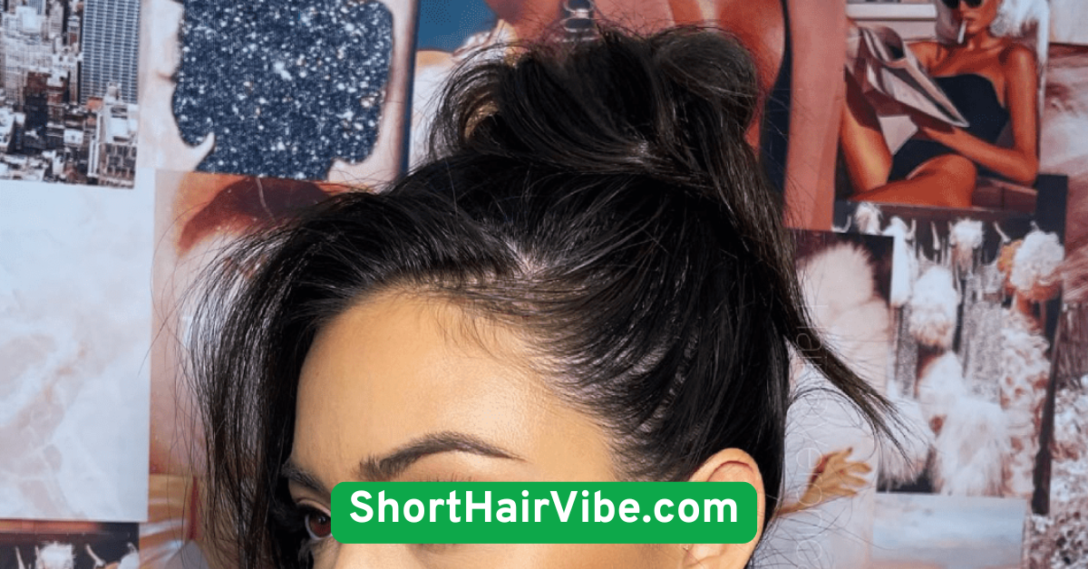 Messy Bun with Polished Finish