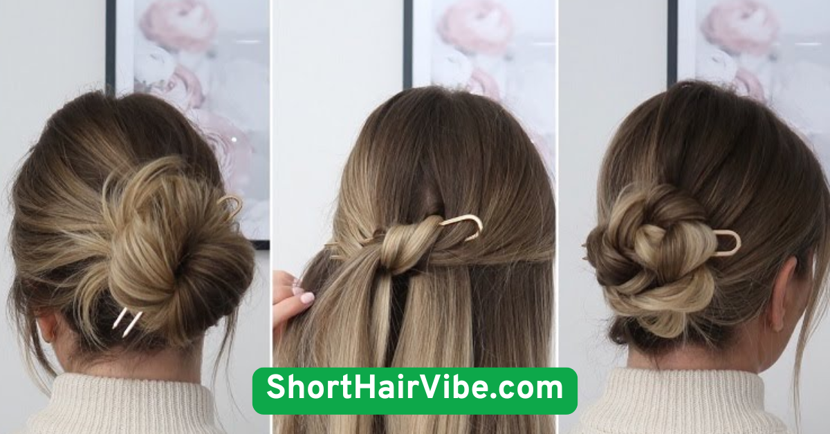 Simple Pinned Back Twist