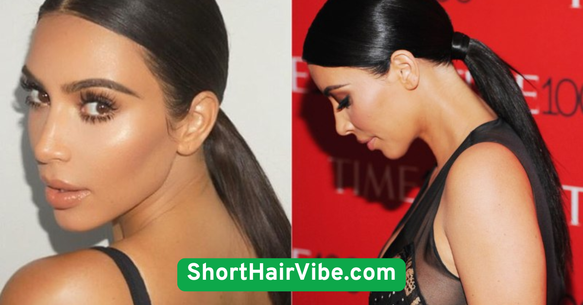 Slicked-Back Low Ponytail