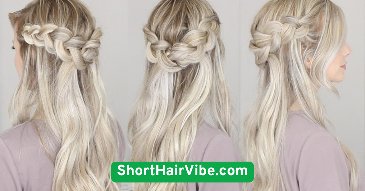 Half-Up Braided Crown