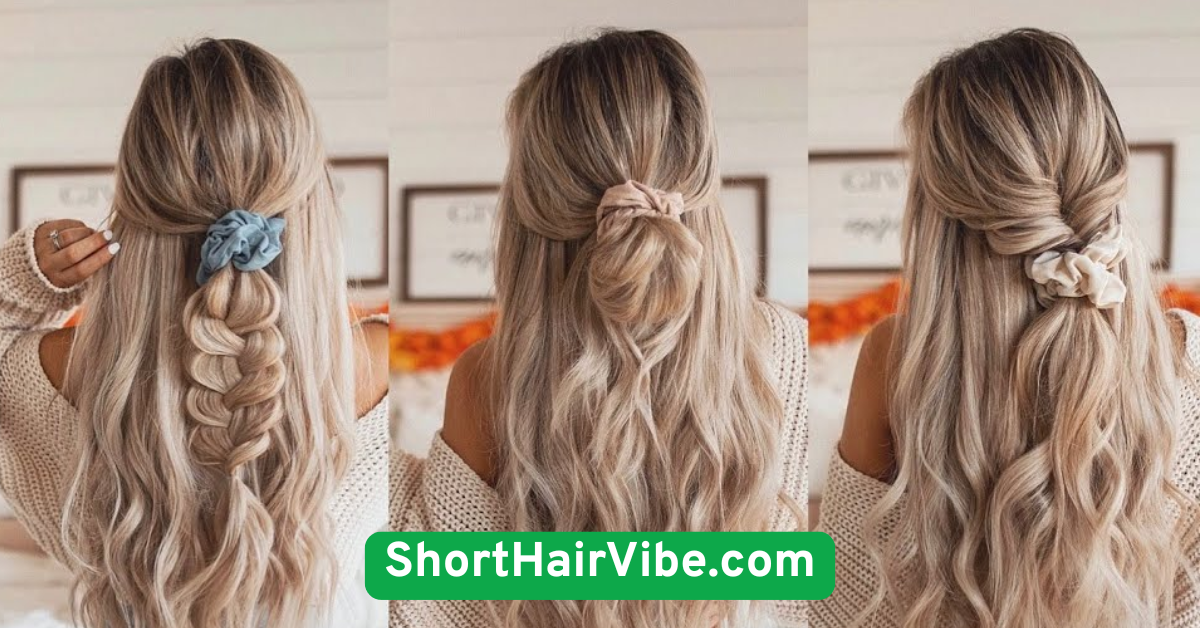 Half-Up Scrunchie Puff