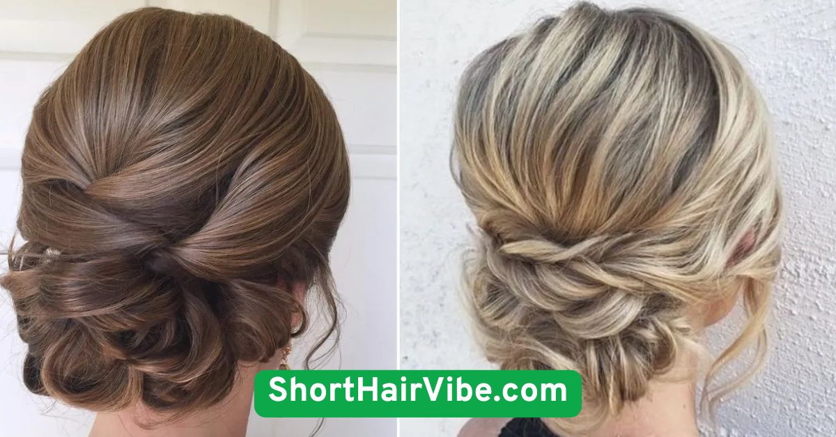  Elegant Updo with Volume