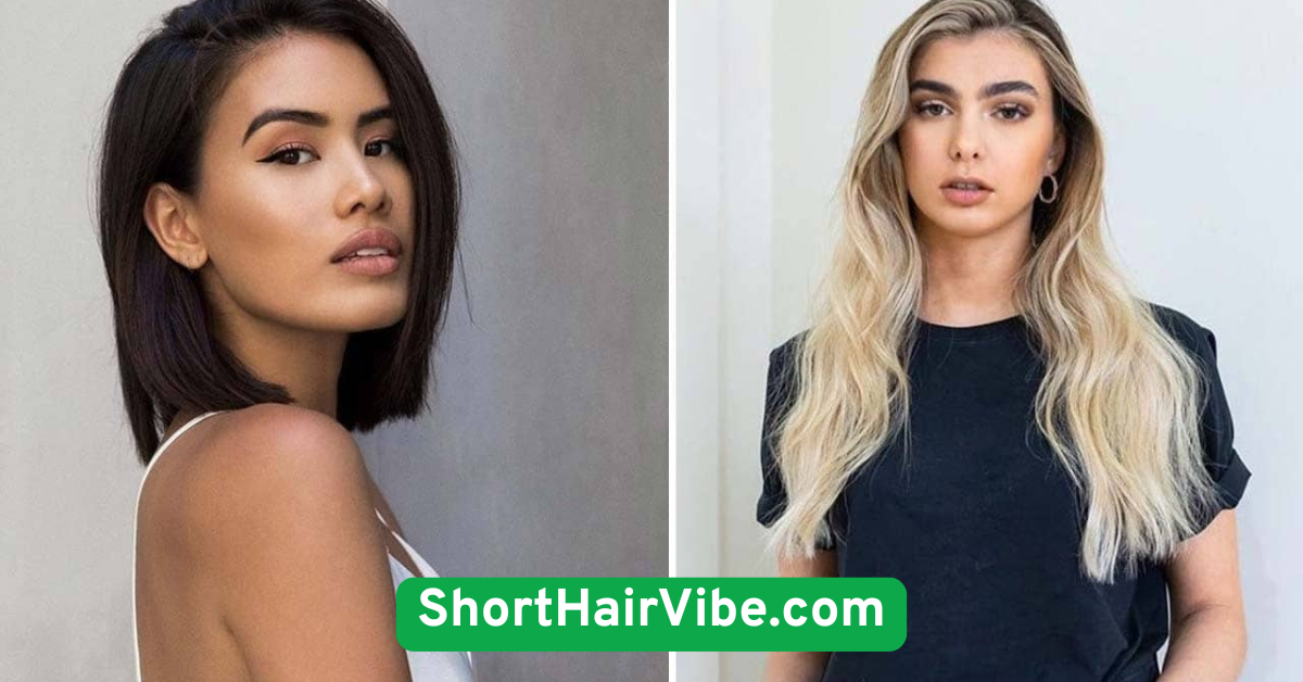 Side Part with Straightened Hair
