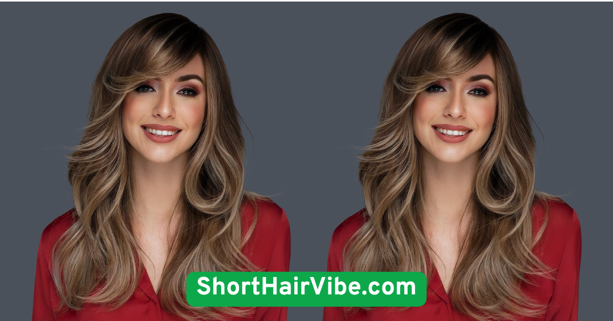 Side-Parted Straight Hair