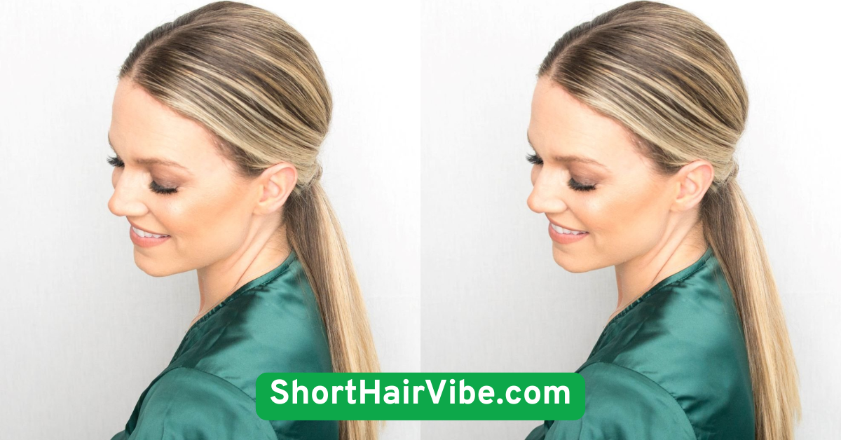 Sleek Low Ponytail