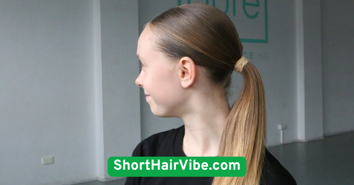 Sleek Middle-Part Pony