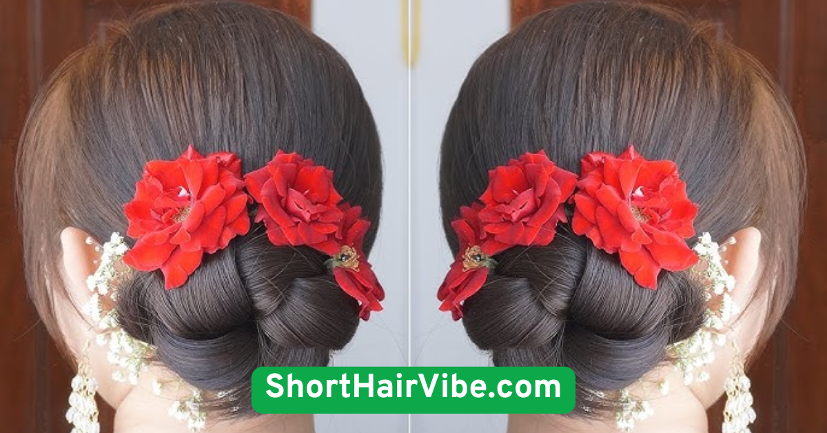  Chignon with Side Part