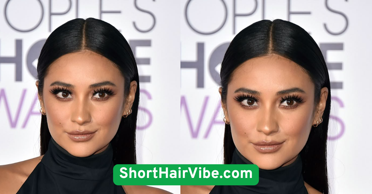 Sleek Straight Hair with Middle Part