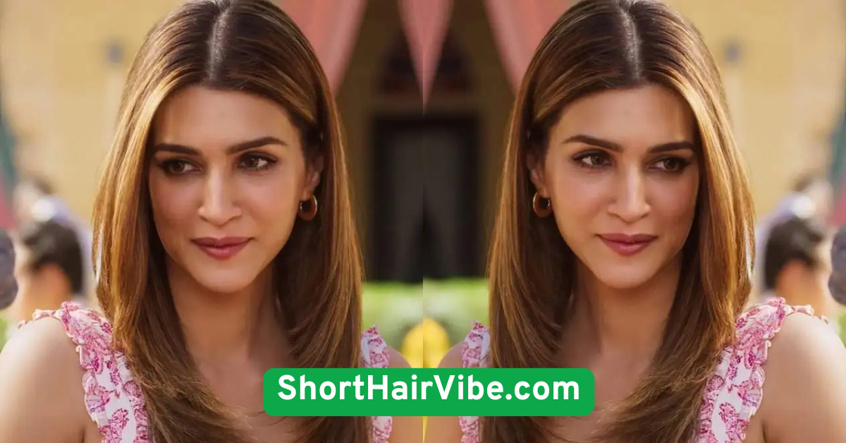 Straight and Sleek with a Center Part