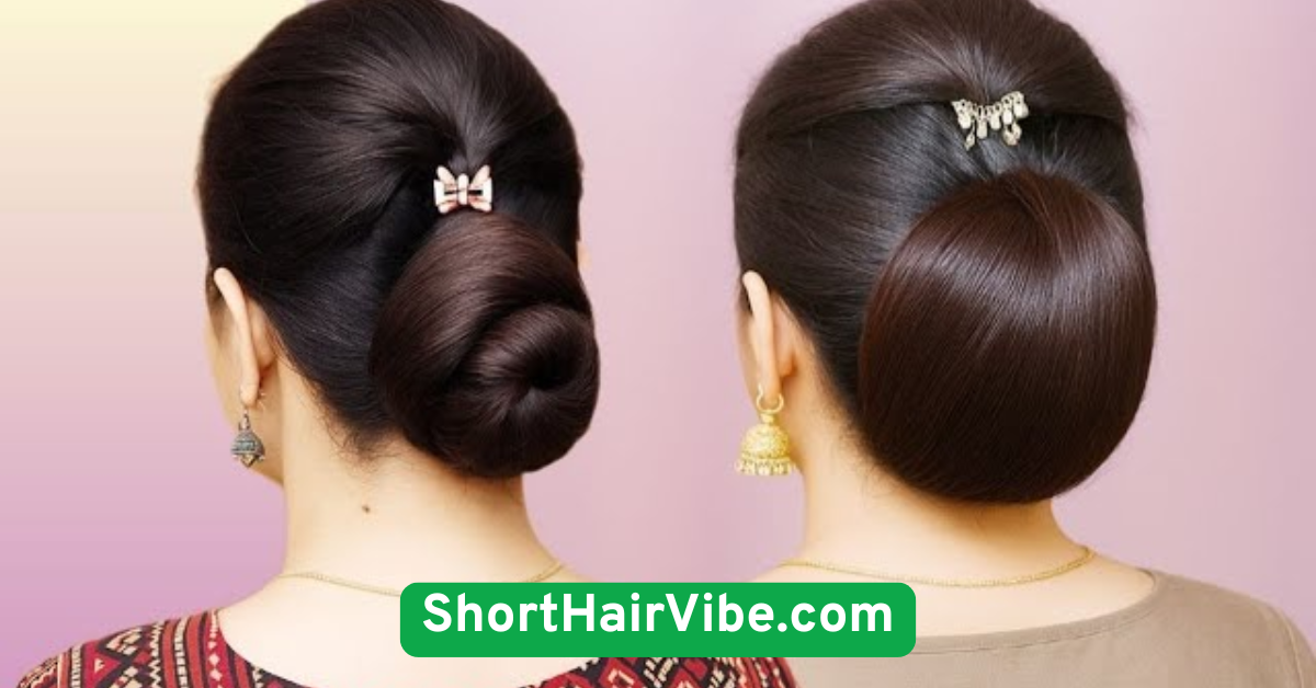  Low Bun with a Twist