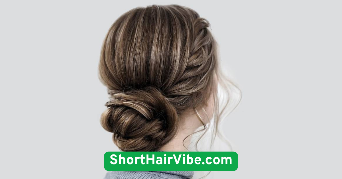 Easy Low Bun with Hair Tie