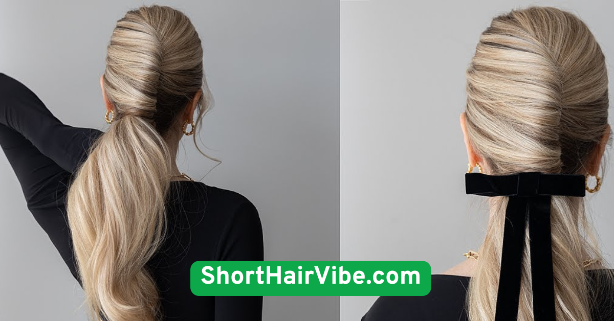  French Twist Ponytail