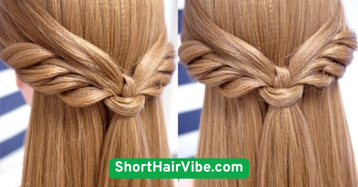  Half-Up Twisted Hairstyle