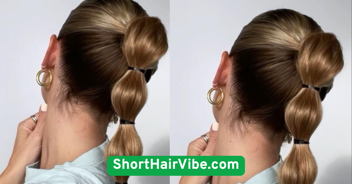 Bubble Braid Ponytail